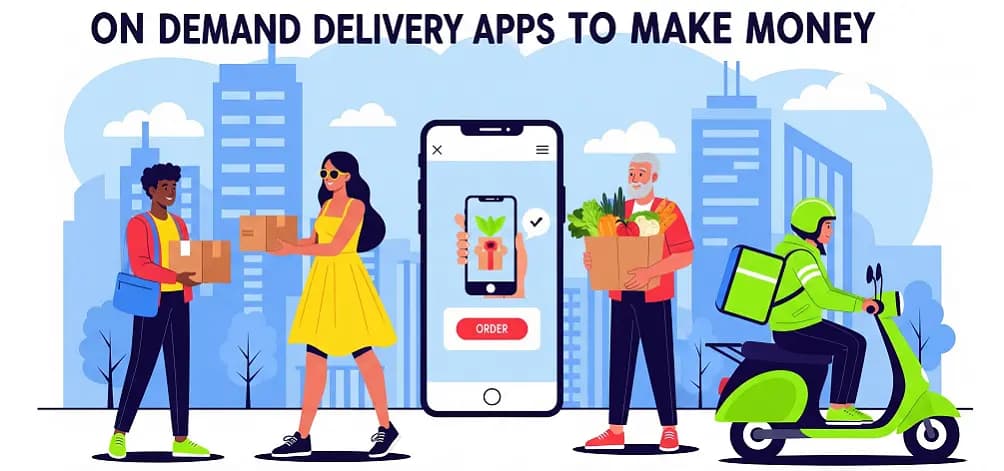 On Demand Delivery Apps to Make Money