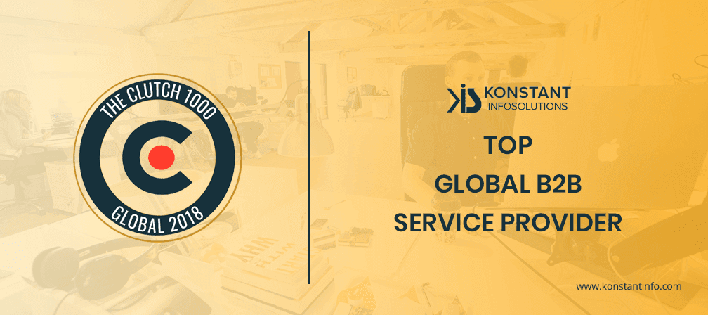 Konstant Infosolutions Named Top Global B2B Service Provider