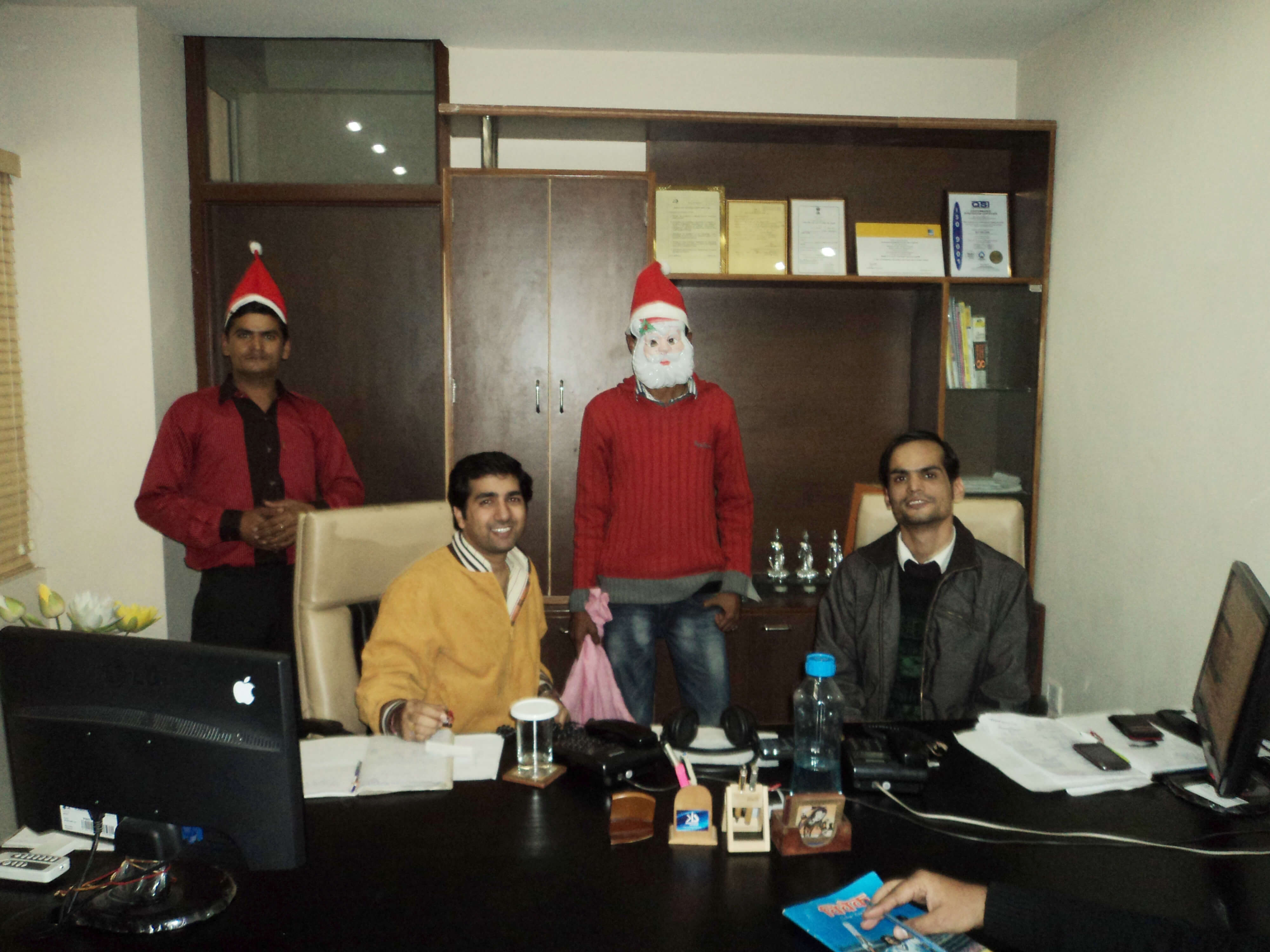 Santa in Konstant Office