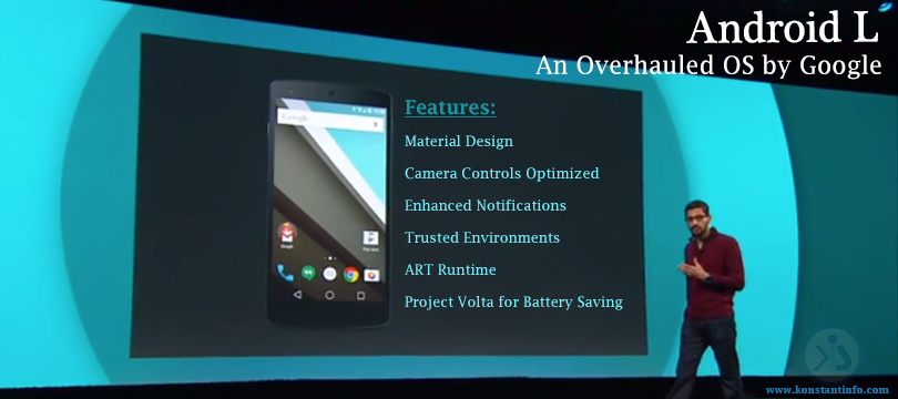 Android L : An Overhauled OS by Google