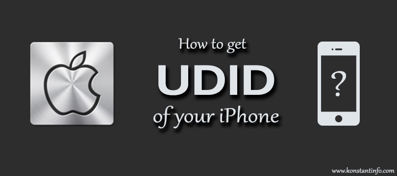 How to Find UDID (Unique Identifier) of Your iPhone?