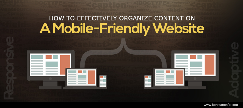 How to Effectively Organize Content on a Mobile-Friendly Website