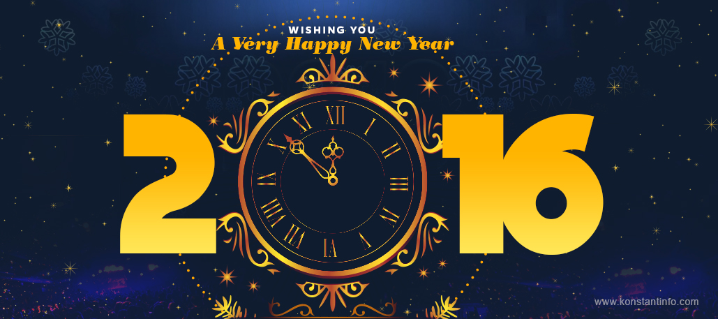 Happy New Year 2016 from Konstant Team
