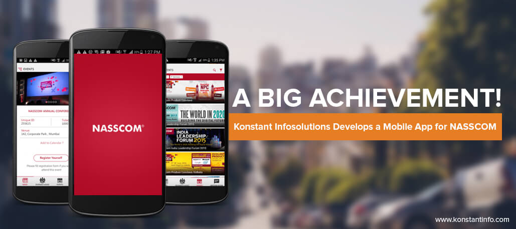 A Big Achievement! Konstant Infosolutions Develops a Mobile App for NASSCOM