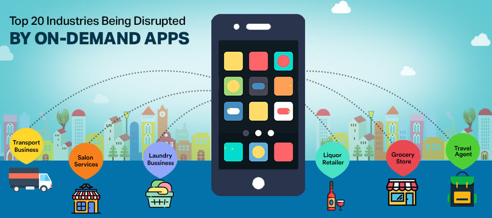 Top 20 Industries Being Disrupted by On-Demand Apps