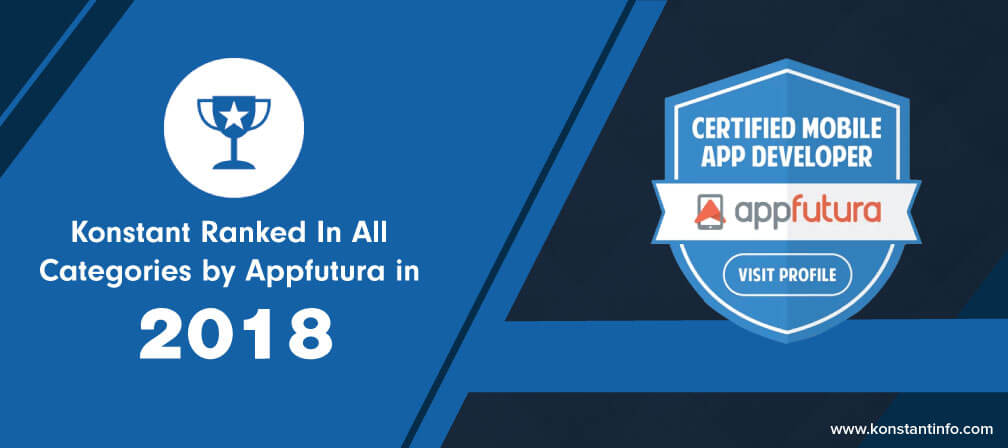 Konstant Ranked In All Categories by Appfutura in 2018