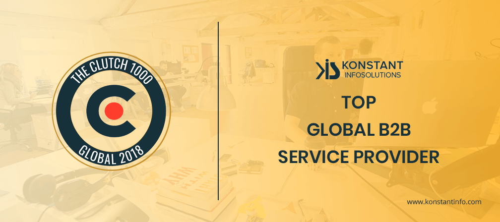 Konstant Infosolutions Named Top Global B2B Service Provider