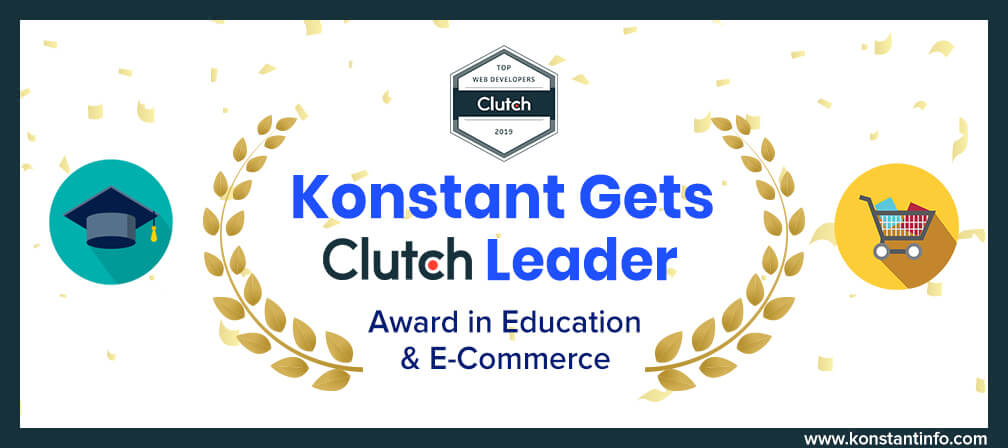 Konstant Gets Clutch Leader Award in Education and E-Commerce Categories