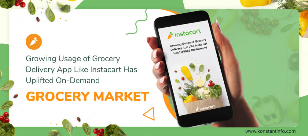 Growing Usage of Grocery Delivery App Like Instacart Has Uplifted On-Demand Grocery Market