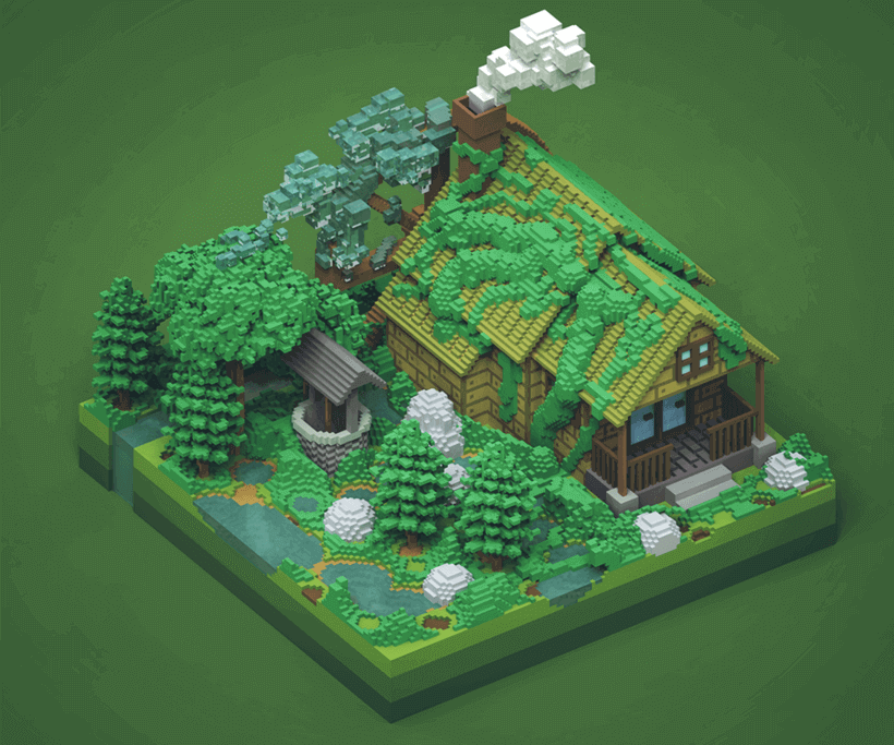 voxel art