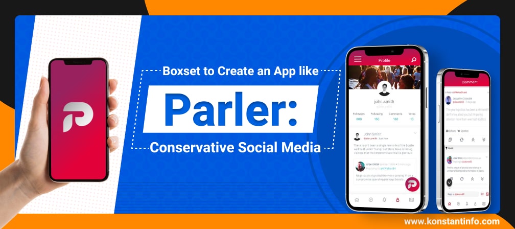 Boxset to Create an App like Parler: Conservative Social Media