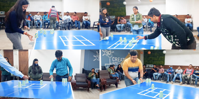flip cup tic tac toe