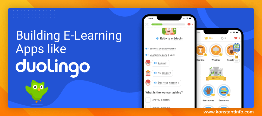 Building eLearning Apps like Duolingo