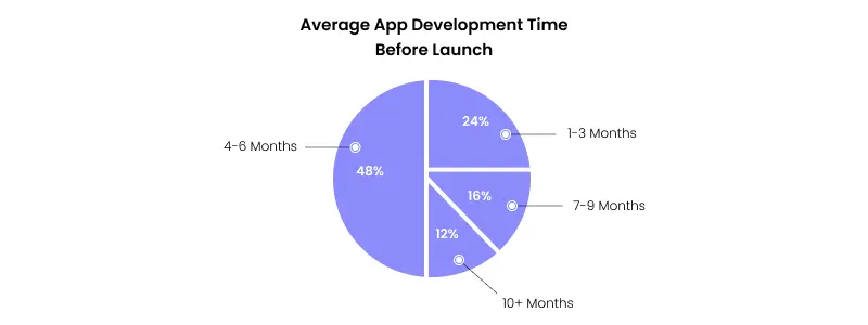 average app development time