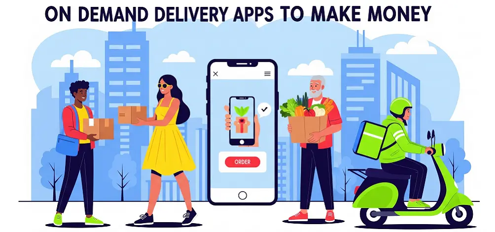 On Demand Delivery Apps to Make Money
