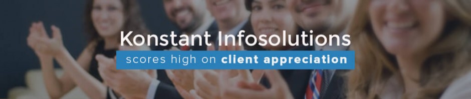Konstant infosolutions scores high on client appreciation