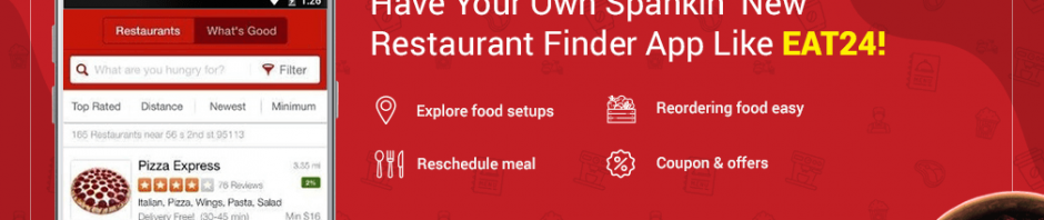 Restaurant Finder App Like EAT24