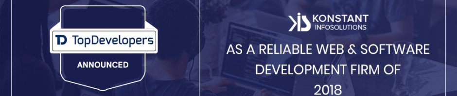 Topdevelopers announced Konstant as a Reliable Web firm